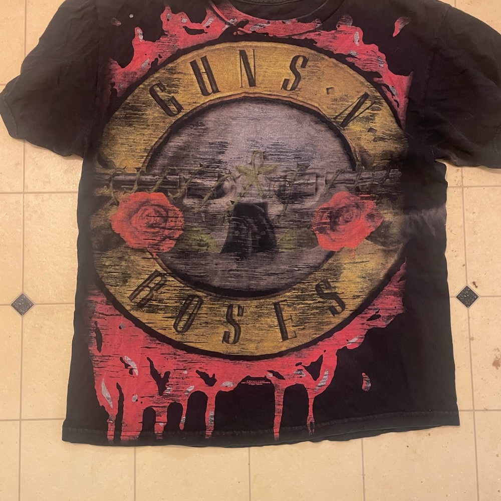 Guns N' Roses Black Graphic Short Sleeve Tee